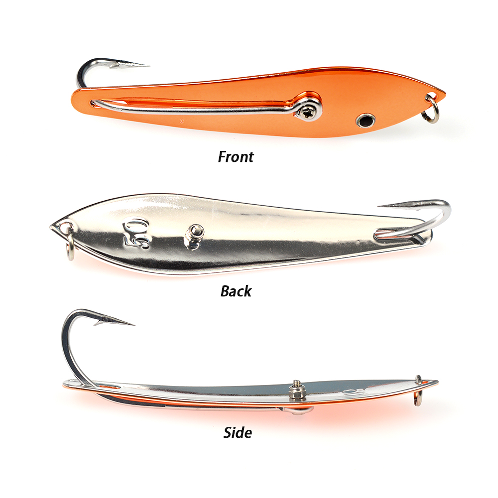 Hot Sale OEM 40g 60g 70g Sea Fishing Big Game Trolling Fishing Lure Double Big Game Saltwater Marlin Spoon Fishing Lures – Metal Lure – view 5