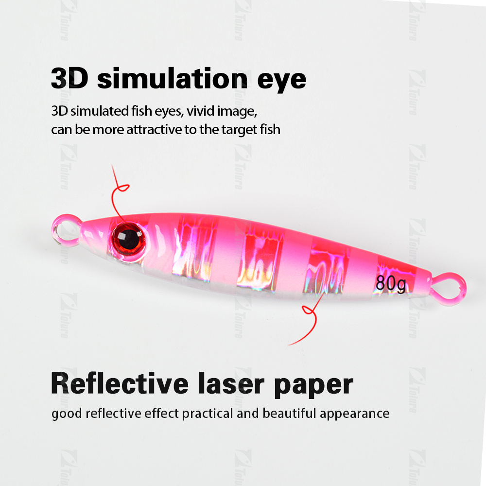 20g 30g 40g 60g 80g Saltwater Peche Fishing Metal Jigging Fast Slow Fall Pitch Fish Lure Bait – Metal Lure – view 5