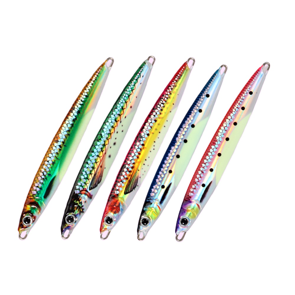 3D Printing 40G 60G 80G 100G 120 150G 200G Fast Sinking Jigging Fishing Lure Saltwater Jig Metal Deep Sea Lures Tuna Fishing – Metal Lure – view 1