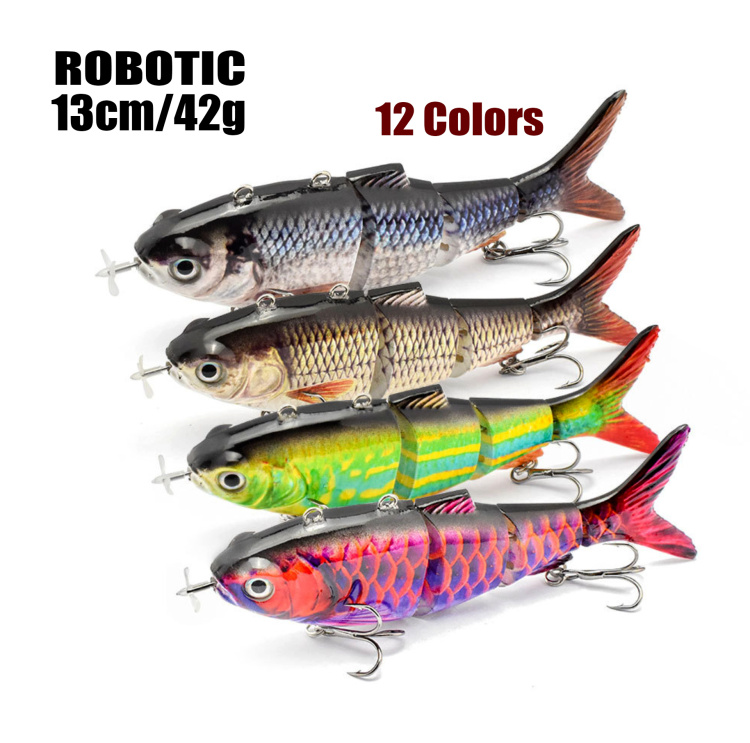 Cheery 130mm Multi Segment Fishing Lure 42g Robotic Jointed Multi Section Simulation Bait for River Fishing – Swimbait – view 2