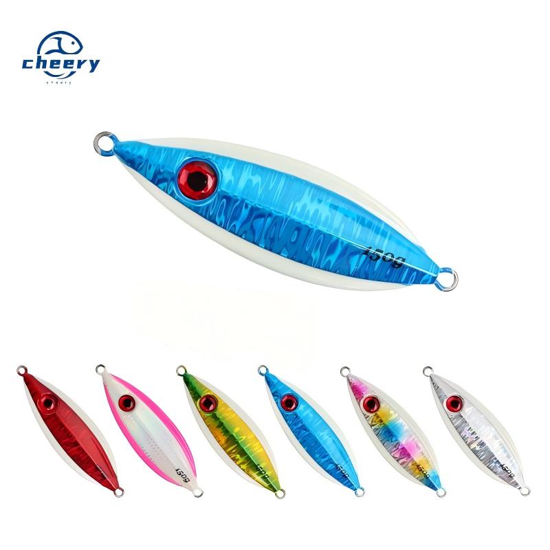 Cheery 20g-200g Fishing Jig Bait Lure Slow Pitch Jigging for Sea Boat Tuna Pike Variety Pack 80g 100g 120g 150g 200g Metal Lead – Metal Lure – view 1