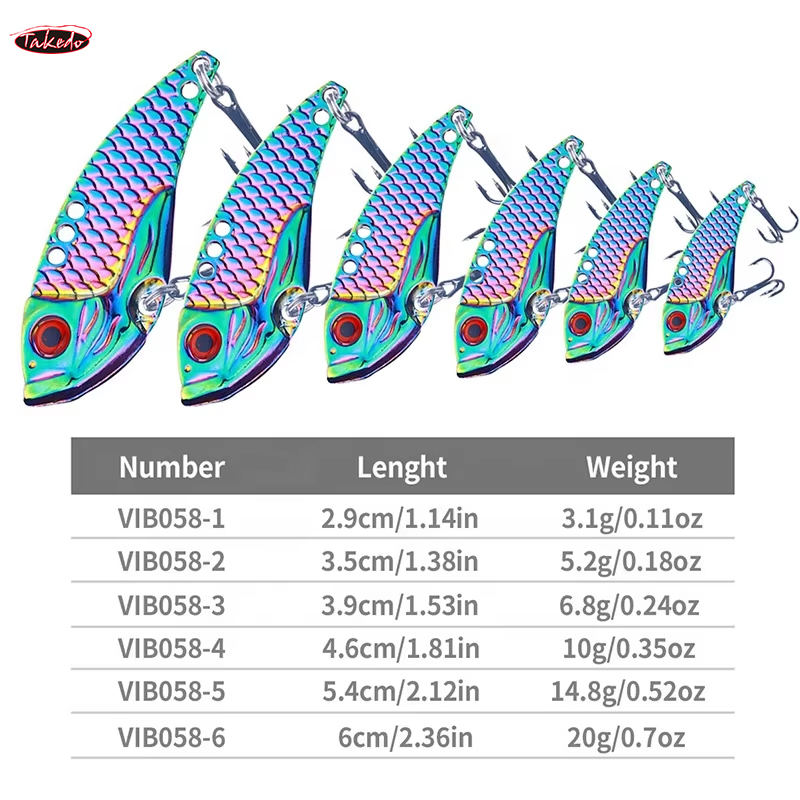 Cheery Quality Mini Crank Fishing Lures VIBFull Swimming Artificial Hard Bait Hard Sinking Metal Saltwater Fish Fishing – Metal Lure – view 3