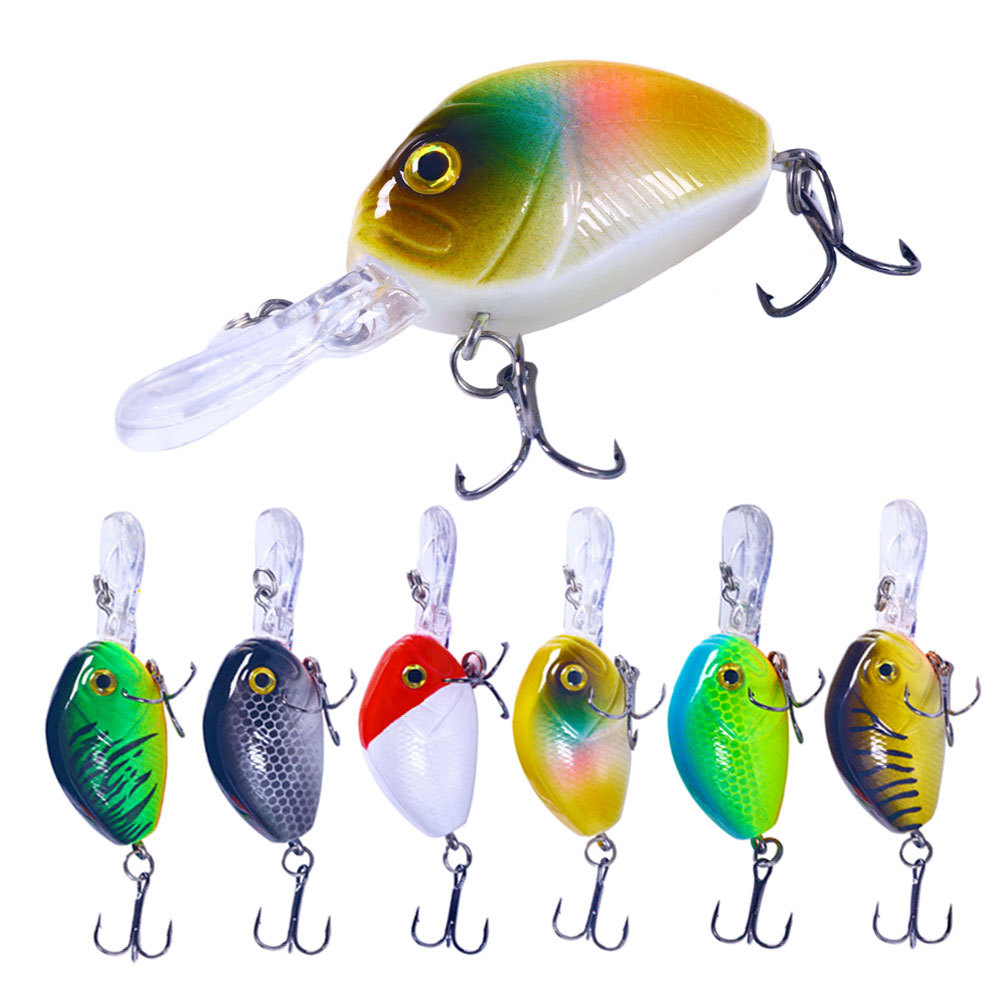 Cheery Micro Long Tongue Lure Bait 7.4g Floating Plastic Fish Bait Small Fat Lure for Sea Fishing Grouper Bass and Pike Target – Crankbait – view 2