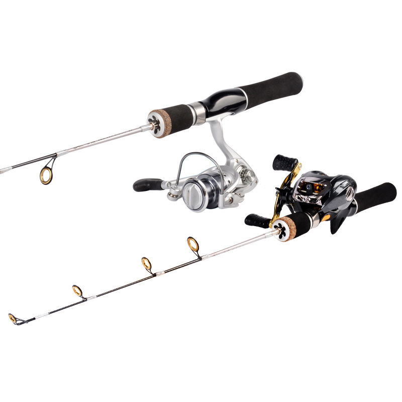 Ice Fishing Rod Full Set Soft Composite Solid Tip Lure Rod Small Raft Winter Portable Lake Resin Carbon Fiber Carp Fishing – Fishing Rod – view 1