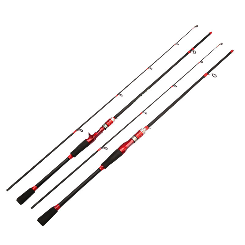 CHEERY Factory Wholesale Carbon Lure Rod Medium Adjustment Straight/Wood Gun Handle Carp Ocean Beach Full Set – Fishing Rod – view 2