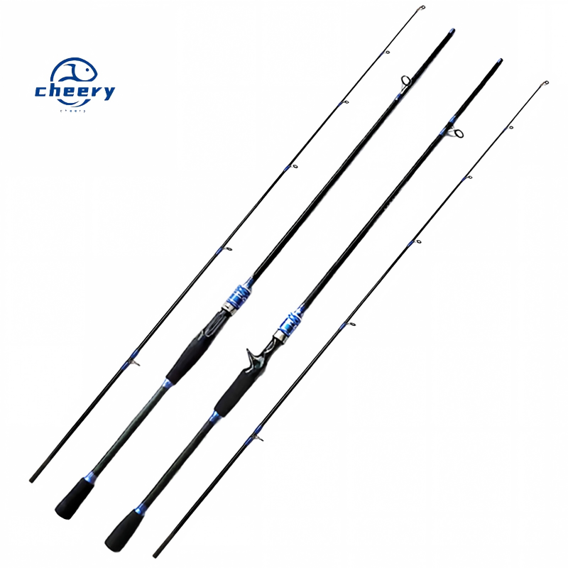 CHEERY Carbon Lure Rod Medium Hardness Medium Slow Action Straight Grip Long Casting Fishing Rod Set for Carp – Fishing Rod – view 1