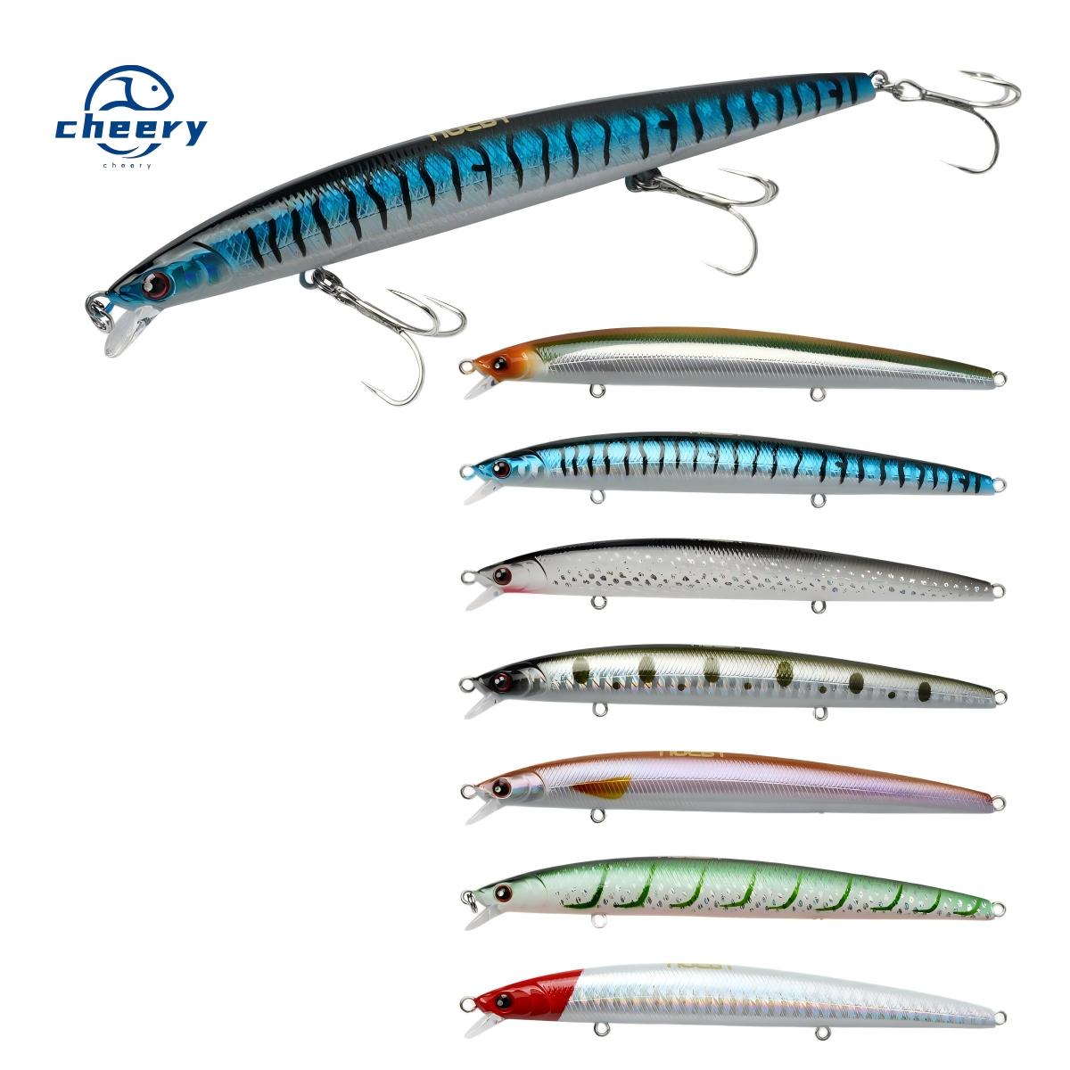 CHEERY Artificial Sea Flathead Snook Stripped Bass Mulloway Saltwater Inshore Fishing Lures – Pencil – view 1