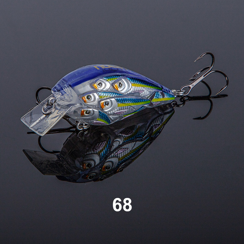 CHEERY Square Bill Crank Bait 60mm 12.5g Hard Bait Sea Fishing Lure Floating Tackle – Crankbait – view 2