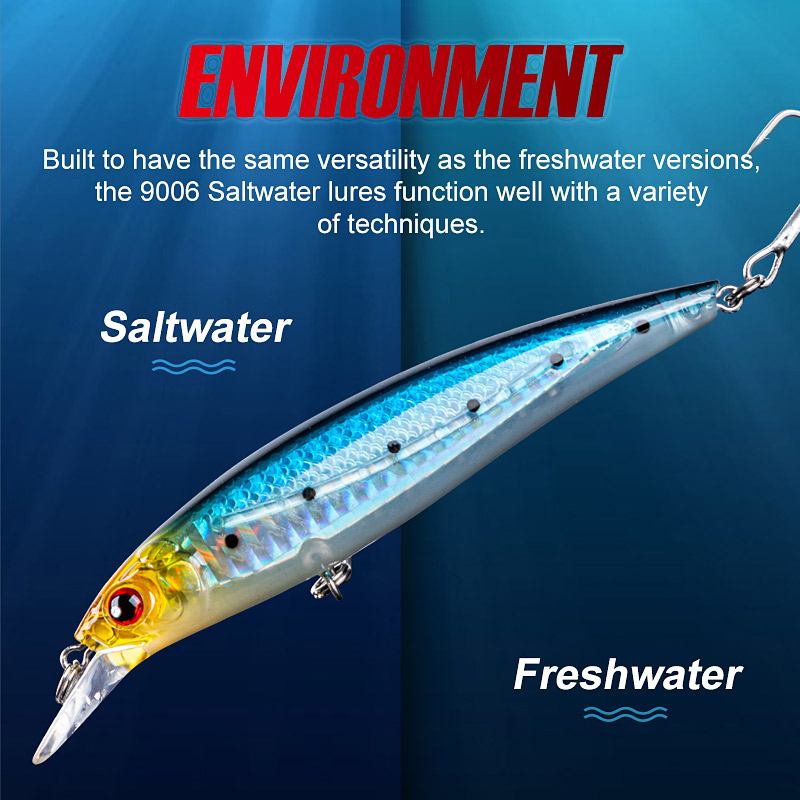 CHEERY New Arrival Hot Sell 100mm 13.6g Silicone Artificial Hard Fishing Lure Minnow for Marlin & Pike Sea Fishing – Minnow – view 5