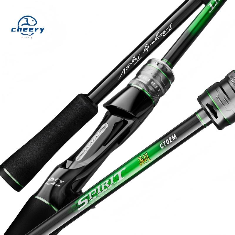 CHEERY New Arrival Carbon Cloth Carbon Fiber Fishing Rod Super Hard Spinning Casting Rod Reel Set – Fishing Rod – view 1
