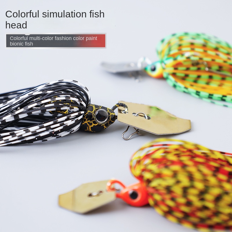 Cheery Factory Wholesale ABS Composite Sequins Jig Baffle Bearded Guy Bait 7g/9g/11g/18g/21g Luminous Simulation Marlin – Metal Lure – view 3