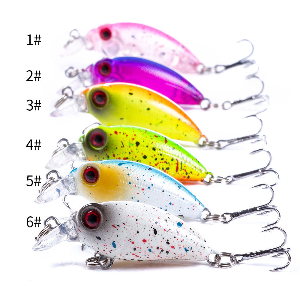 Cheery for New Rock Little Fat 2.5g Luya Plastic Artificial Hard Bait Embryo with Hooks for for Carp Bottom Fishing – Crankbait – view 5