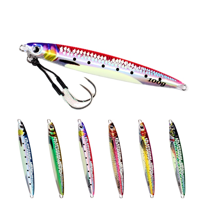 Metal Bionic Scale Carp Imitation Dying Fish Lure Hook for Freshwater Casting Saltwater Fish Long-Distance Fishing – Metal Lure – view 1