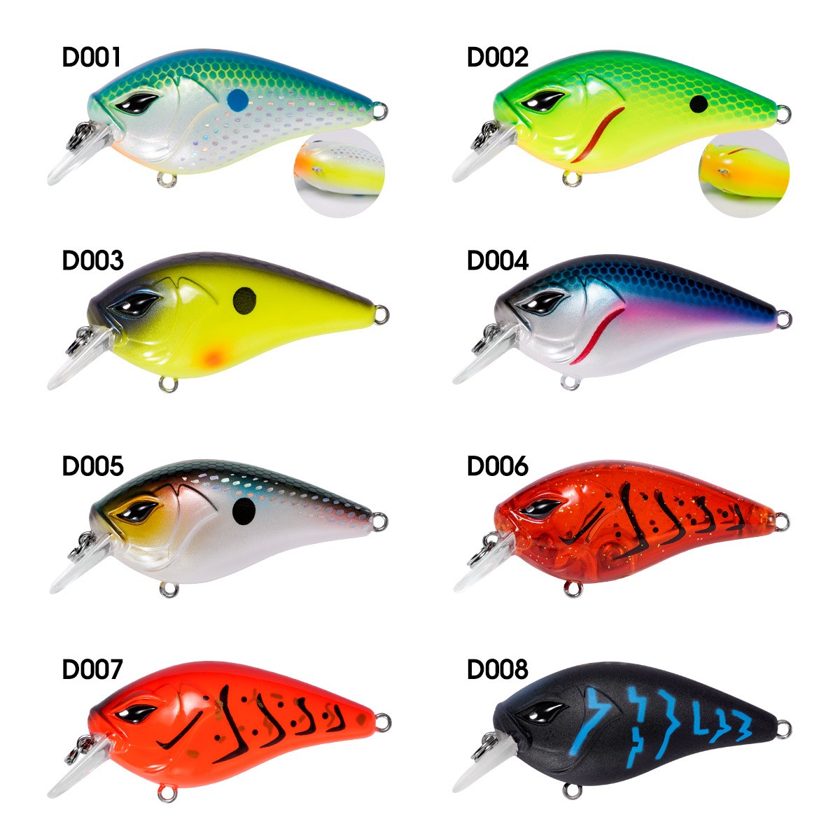 CHEERY Bass Crankbait Trout Magnet Square Bait Lures Middle Mid-Depth Bass Crankbait – Crankbait – view 2