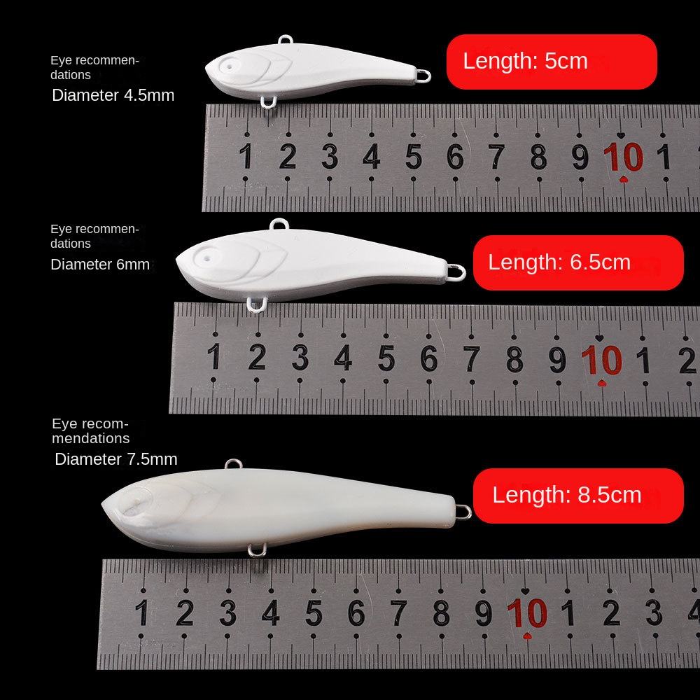 Wholesale Artificial Hard Vibration Bait Unpainted Blank VIB Fishing Lures – Other Hard Lure – view 3