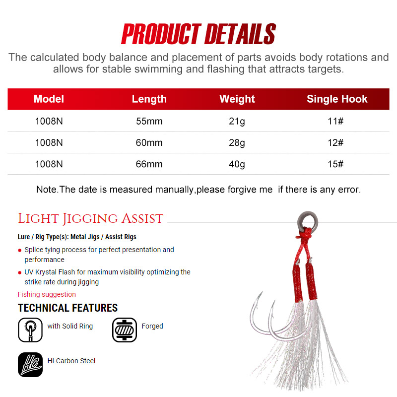 Casting Fishing Jig 40g Long Casting Fishing Jig Lure Spinner Bait Jigging Lure – Metal Lure – view 5