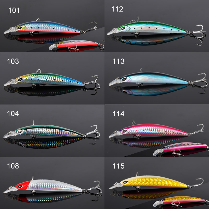 CHEERY Sinking 110mm/19g Minnow Lure with Sliding Weigh System, Bass Minnow Jerkbait Long Casting Swimbait – Minnow – view 4