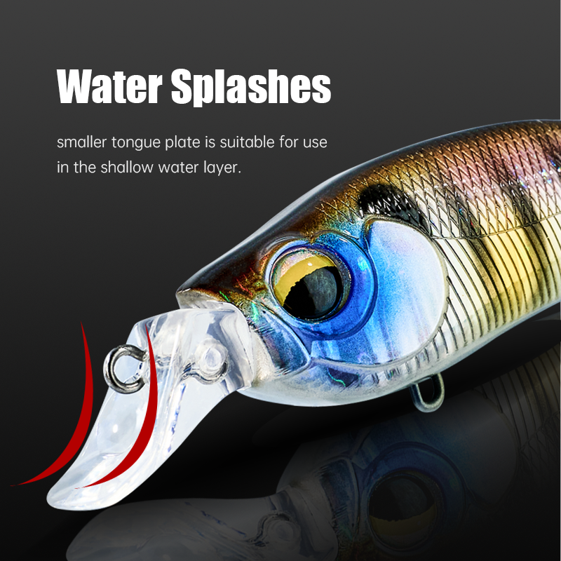 Wholesale Manufacturer's Hard Bait Minnow Lure for Freshwater Fishing Attracts Salmon Trout Bass Pike Made of Durable ABS – Fishing Lure – view 5