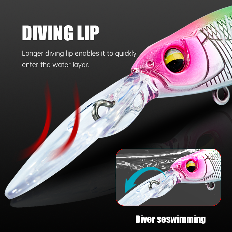 High Quality 60mm 4.2g Hard Bionic ABS Topwater Floating Minnow Lure for Trout Salmon Pike & Bass-Printed Condition – Fishing Lure – view 4