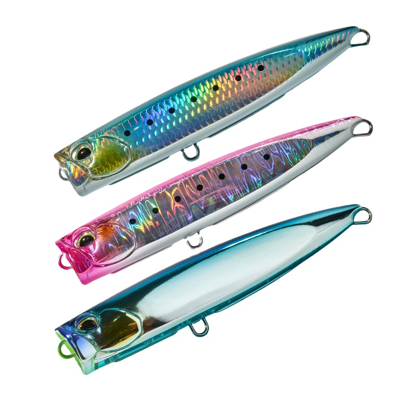 Environmentally Friendly Popper Fishing Lure Printed Artificial Hard Bait ABS Material Popper Lure for Fishing – Fishing Lure – view 1