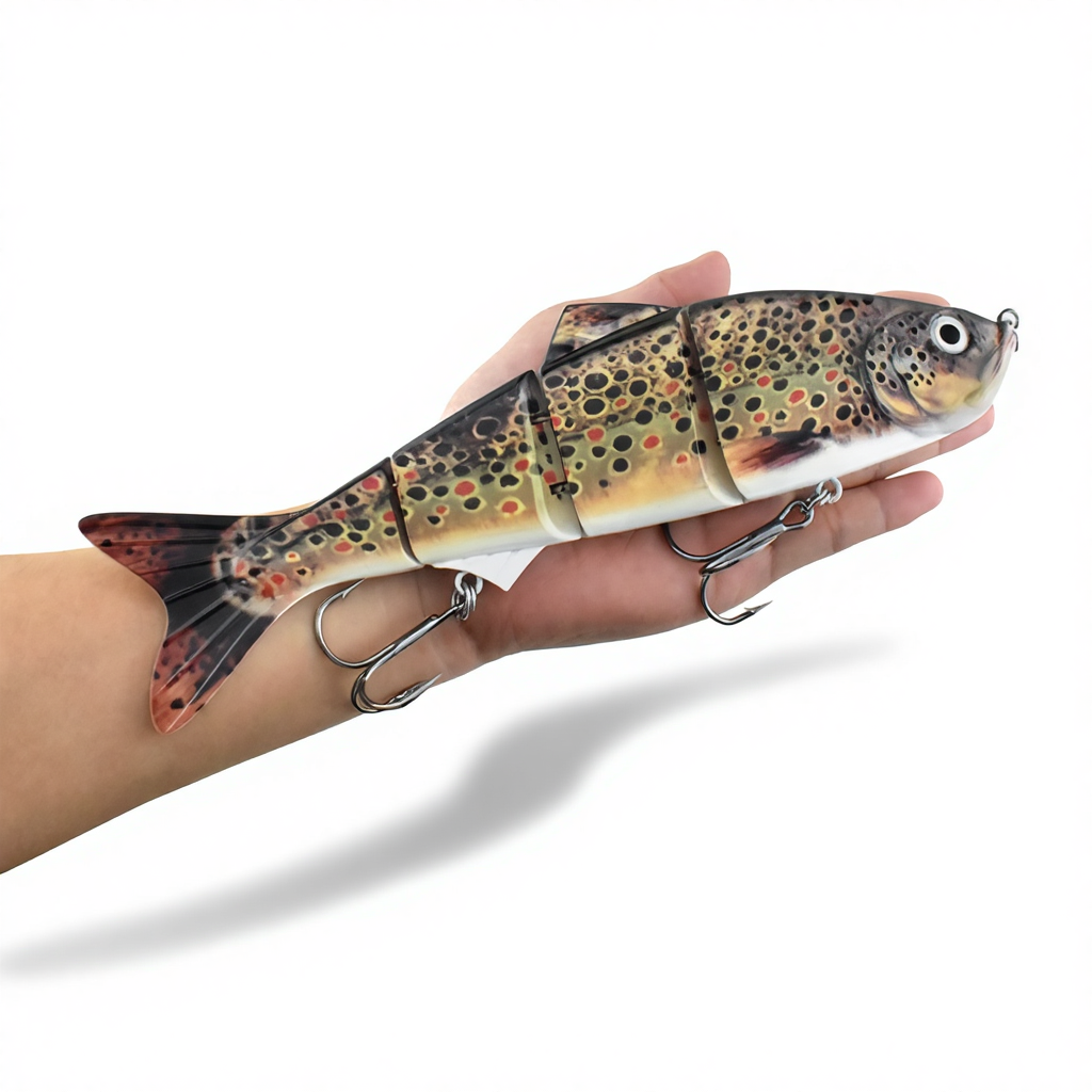 Fishing Gear Wholesale Customizable Logo Full Swim Layer Long Casting Sinking Lure 4-Section Plastic Live Bait Hooks Bait – Fishing Lure – view 3