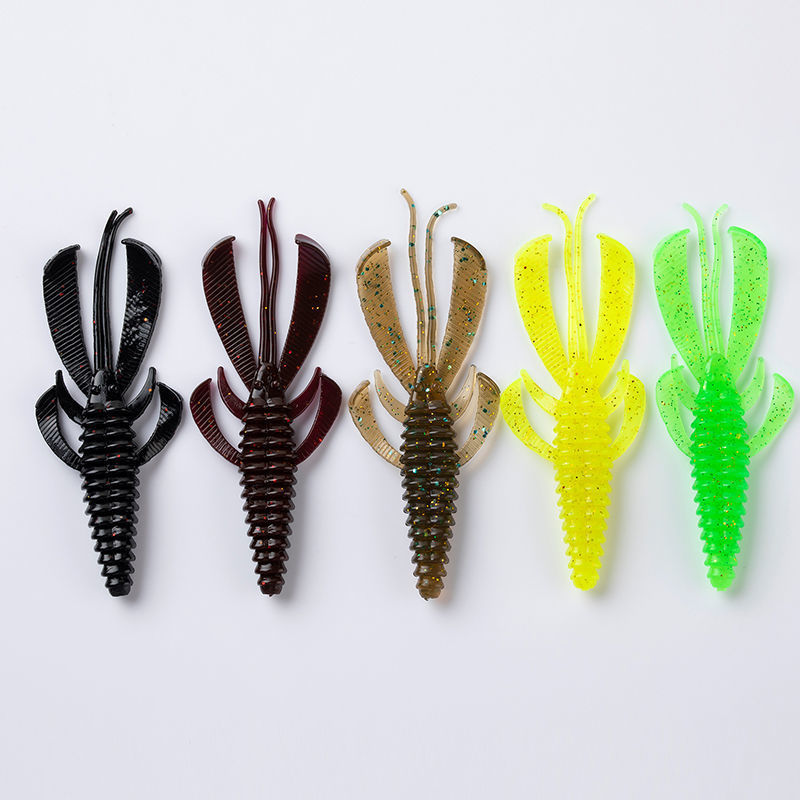 Floating Silicone Ballet Shrimp Obstacle Lead-Free Ned Bionic Bass Carp Lure Black Pit Soft Bait Butterfly Dance Fake Bait – Fishing Lure – view 1