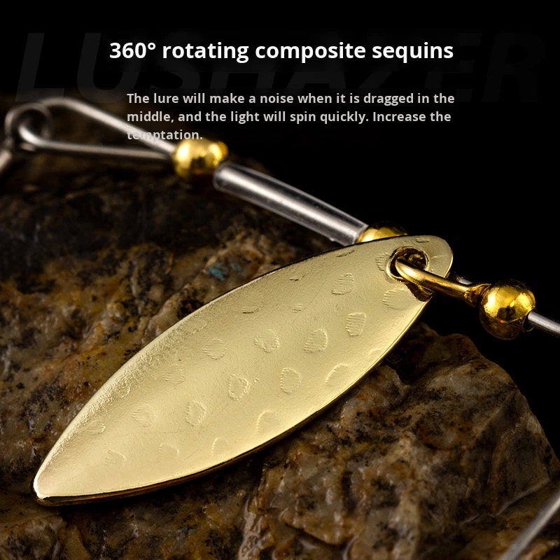 Six Cats 13g Metal JIG Whisker Composite Glitter Anti-Snag Hard Bait Fishing Lure – Fishing Lure – view 4