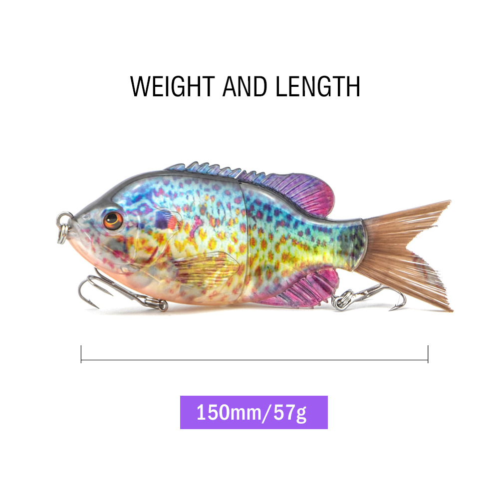 Wholesale Metal Live Bait Lure for Sunfish Fishing Freshwater & Sea Use Transparent Hard Bait with Hooks – Fishing Lure – view 5