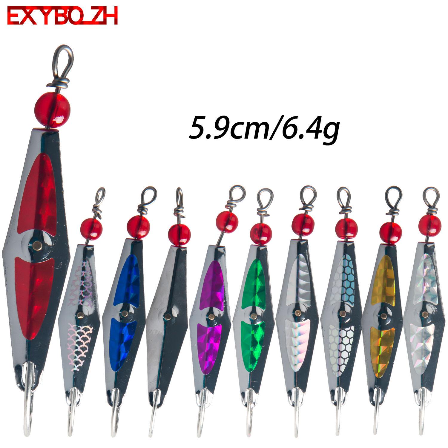 New Arrival Hot Sell Stainless Steel Live Bait Trolling Fishing Metal Spoon Trout Lure – Fishing Lure – view 5