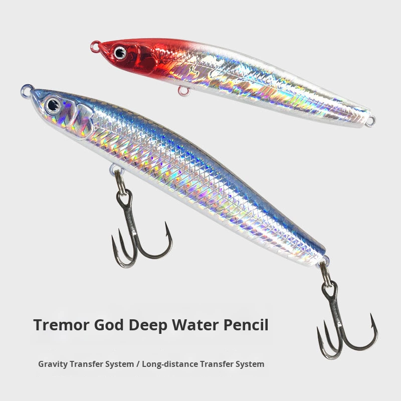 CHEERY Lure Sinking Pencil Vibrating Hard Bait 7g-18g ABS Live Bait Long Cast Topmouth Culter Bass – Fishing Lure – view 2