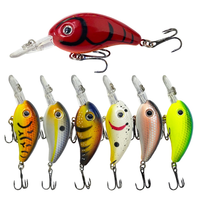 Long Casting Stainless Steel Live Bait Rock Fathead 43MM/5G Printed Freshwater Bass Crappie Catfish Sea Fishing Lure – Fishing Lure – view 1