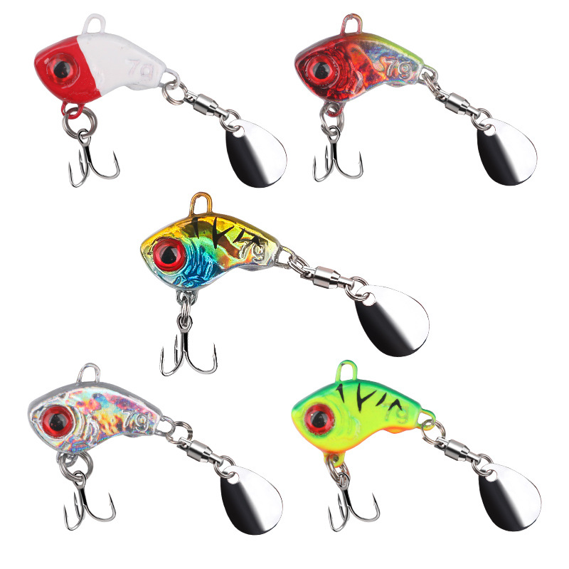Wholesale Small Whirlwind VIB Mini Iron Plate Vibrating Sequin Lure Simulation Long Casting Freshwater Saltwater Metal Live Bait – Fishing Lure – view 1