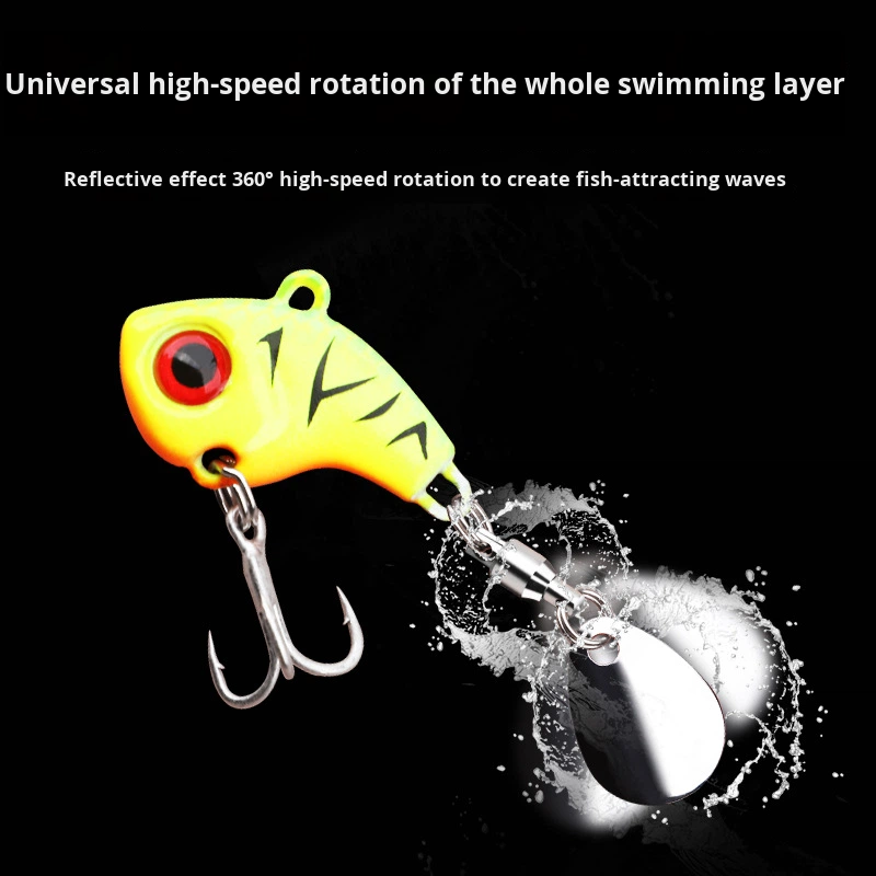 Wholesale Small Whirlwind VIB Mini Iron Plate Vibrating Sequin Lure Simulation Long Casting Freshwater Saltwater Metal Live Bait – Fishing Lure – view 4