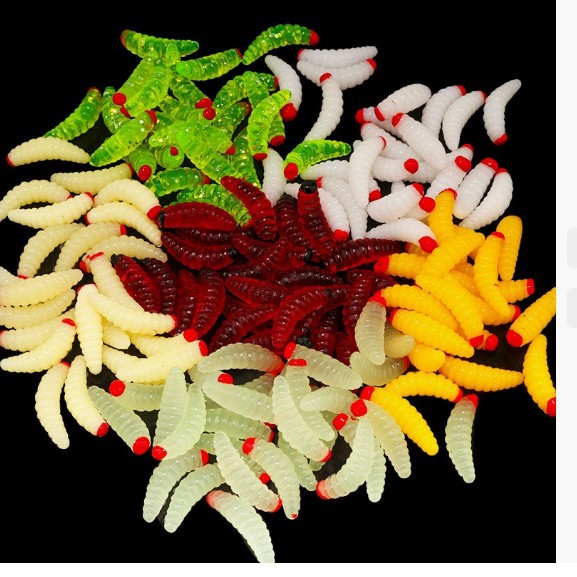 Factory Wholesale Artificial Soft Bait Bulk Mealworm Lure for Carp and Mouthfish – Fishing Lure – view 3