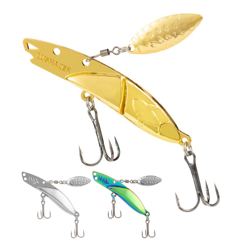 Cheery Metal Sinking Spinner Spoon Hard Bait 7g 10g 15g 20g VIB Fishing Lure Isca Artificial Bass Pike Bait – Metal Lure – view 5