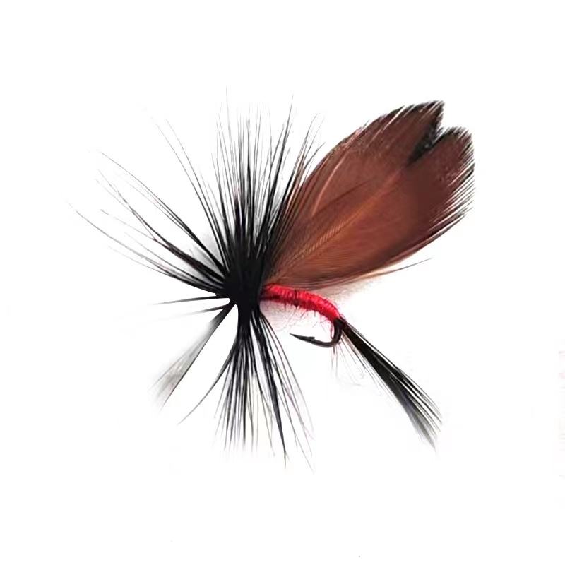 Hot Selling 20mm 6g Bionic Top Water Wobblers Floating Butterfly Shaped Insect Flying Fish Lure for River and Lake Fishing – Soft Lure – view 5