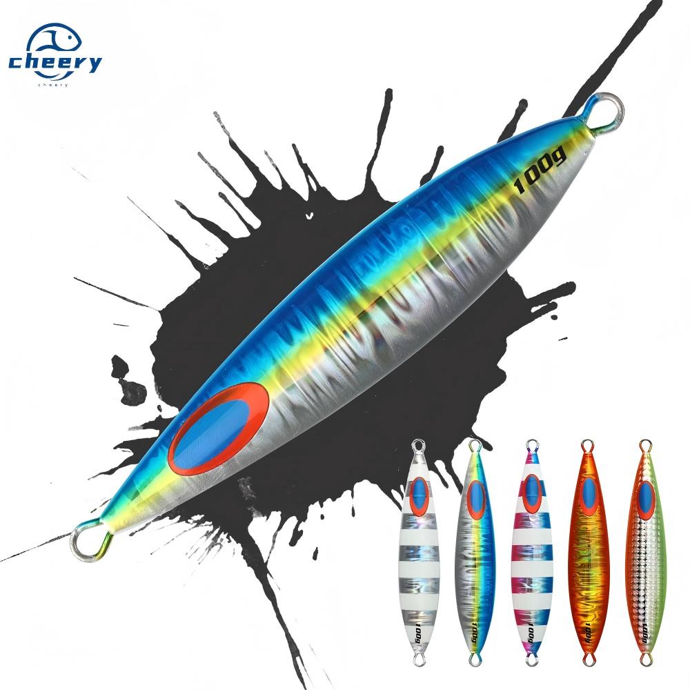 CHEERY 40g 60g 80g 100g 150g 200g Tuna Fishing Lure Metal Jig Bait Slow Fall Pitch Jigging Jigs Lure – Metal Lure – view 1