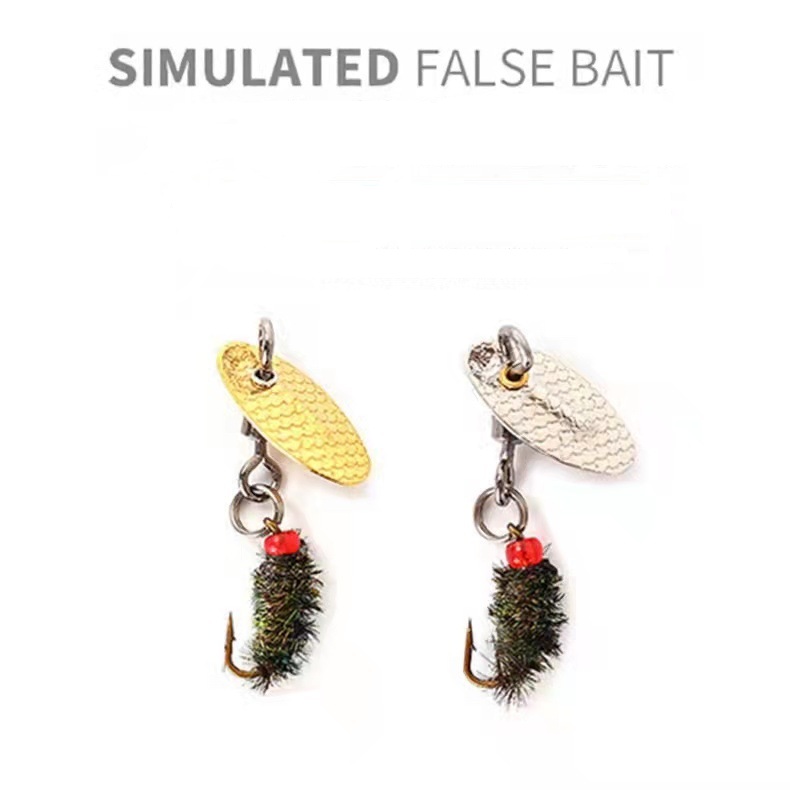 Fly Tying Bass Trout Spinner Metal Lure Sea Fishing Metal Lure Salt Water Fishing Wobbler Metal Baits Spinner Bait Bass Lure – Fishhook – view 4