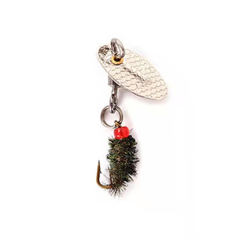 Fly Tying Bass Trout Spinner Metal Lure Sea Fishing Metal Lure Salt Water Fishing Wobbler Metal Baits Spinner Bait Bass Lure – Fishhook – view 1
