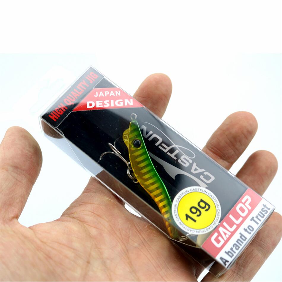 LureStorm Japan Metal Shrimp Jig Lure 13g 19g 28g 40g Metal Jig Spin Tail with Treble Hook and Spoon Saltwater Fishing Lure – Metal Lure – view 4