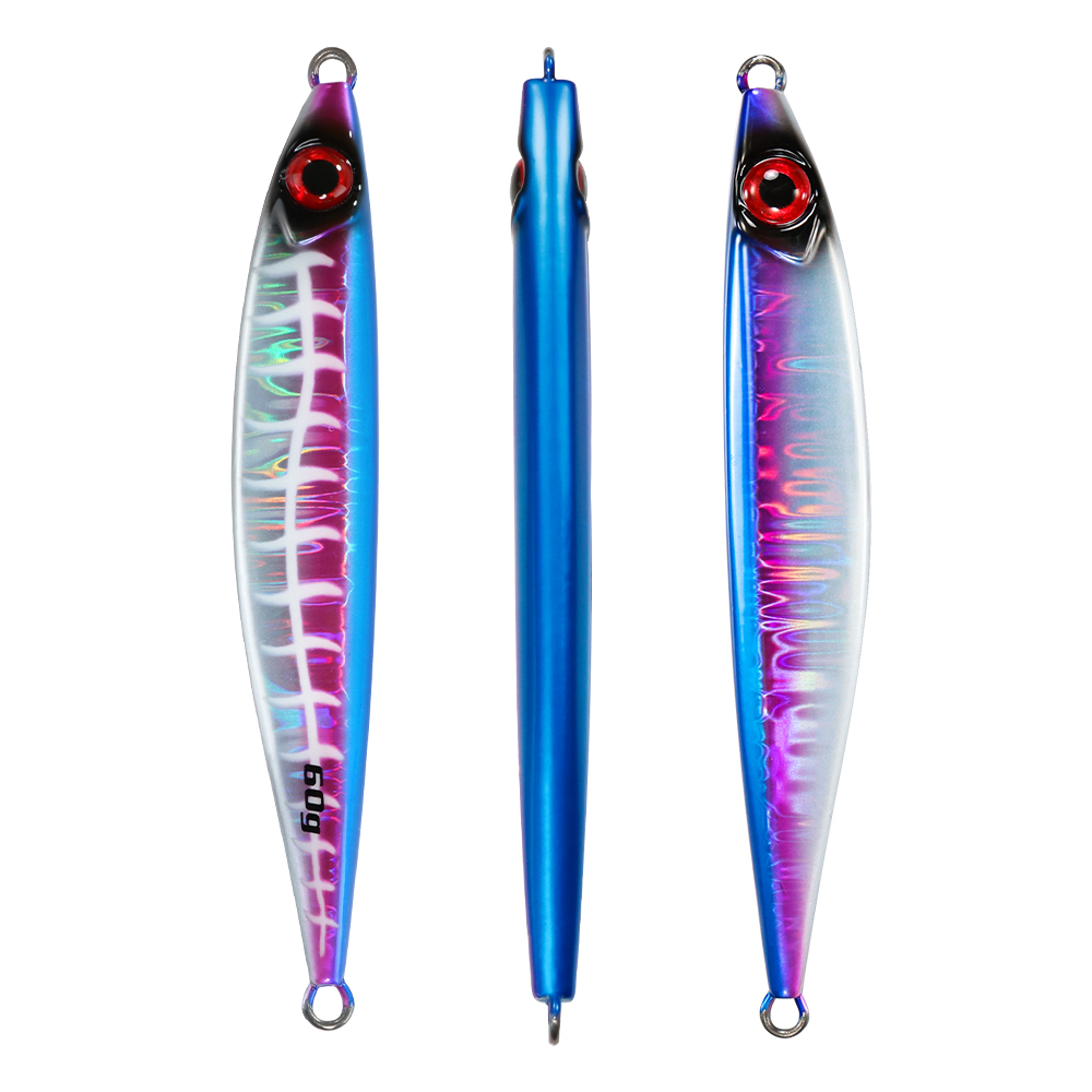 Jigging Pro Luminous Jigging Lure 40g 60g 80g 100g Shore Jig Lure for Mackerel Fish Hard Saltwater Fishing Lure Fishing Gear – Metal Lure – view 1