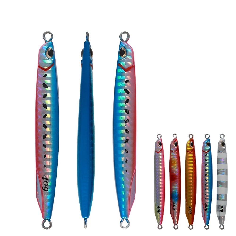 Jigging Pro Luminous Hard Lead Jigging Lure 40g 60g Slow Pitch Jig for Saltwater Sea Fishing Lure Artificial Bait – Metal Lure – view 1