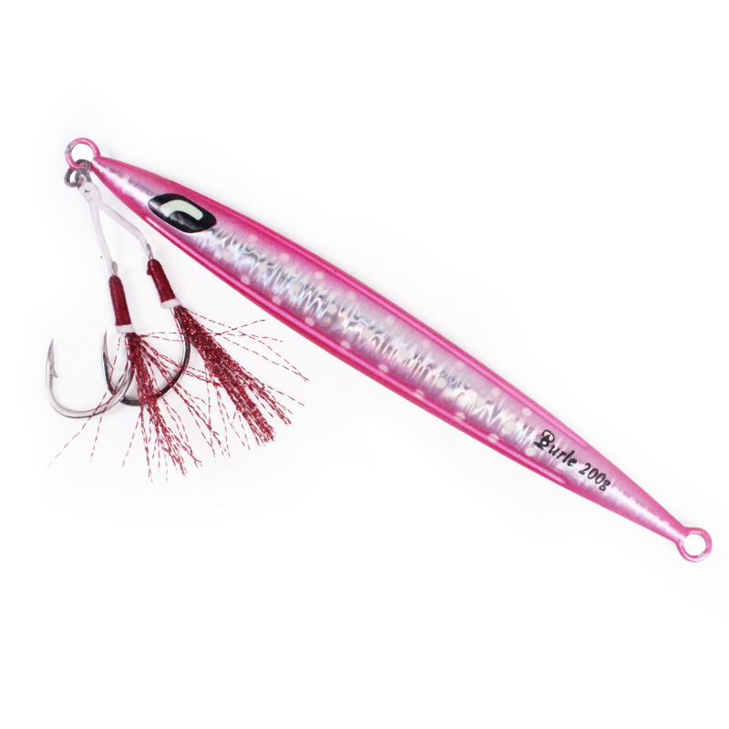 Hotsale 100g 150g 200g 300g Luminous Fast Sinking Metal Jig Lure Deep Sea Fishing Glow Eyes Jigger Bait with Best Price – Metal Lure – view 2