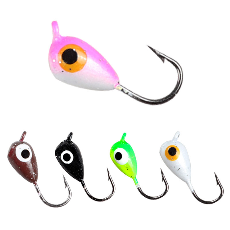 Wholesale 1.5g 1.7cm Ice Fishing Jig Paint Jigs Winter Ice Jigging Crappie Sunfish Perch Walleye Pike Fishing Lure Baits – Fishhook – view 4
