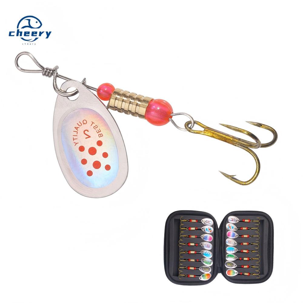 CHEERY 16pcs/bagFishing Lures Kit Set Spinnerbait for Bass Trout Metal Hard Lures Spinner Baits – Metal Lure – view 1