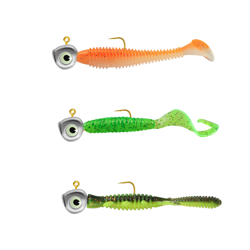 Palmer 1g 2g 3g 4g 5g 7g High Carbon Steel Jig Head Hook Luminous 3D Eyes Jig Heads Fishing Corrosion Resistant Lead Jig Head – Fishhook – view 5
