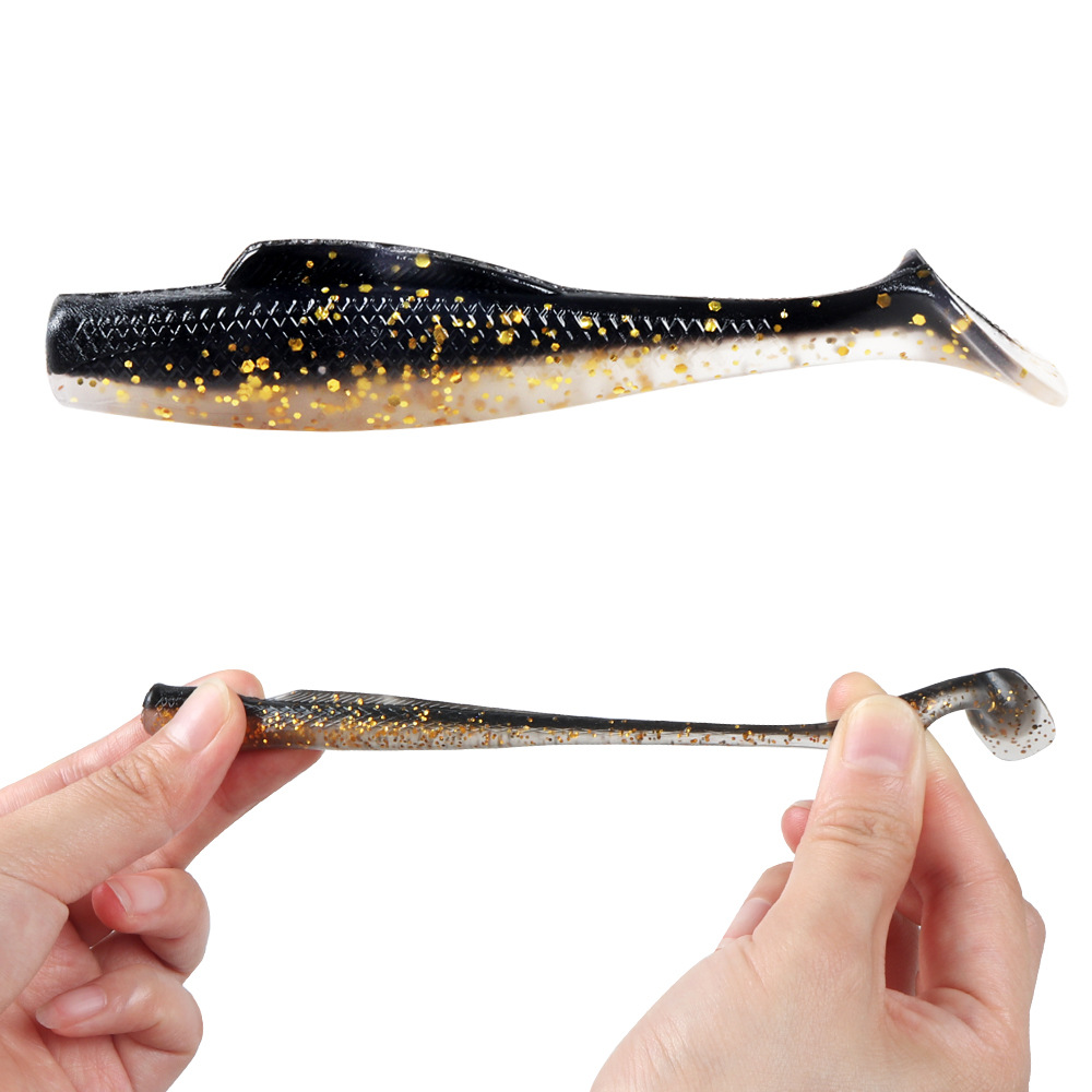Guosong Great Elasticity Soft Baits Lure Peche 80mm 4.8g 6pcs/bag TPR Material Soft Worm Lure Pesca Fishing Lures – Worms & Grubs – view 4