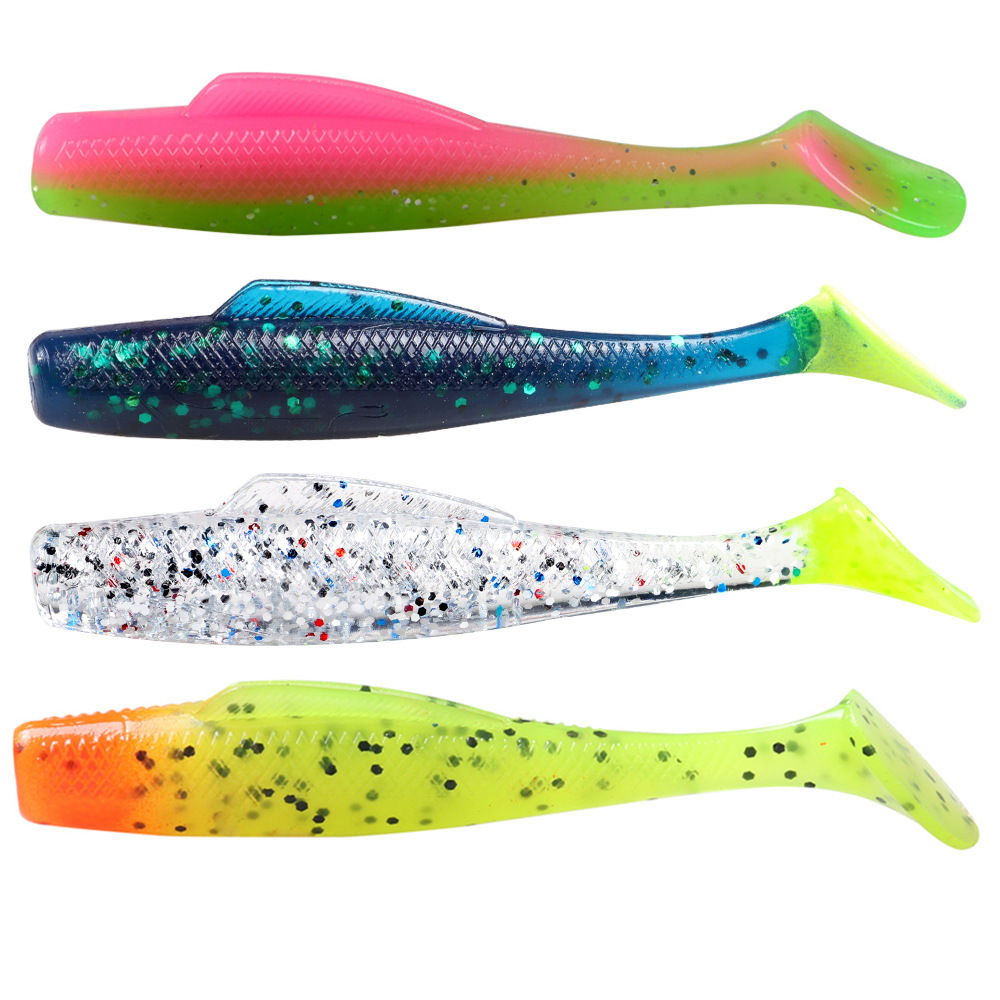 Guosong Great Elasticity Soft Baits Lure Peche 80mm 4.8g 6pcs/bag TPR Material Soft Worm Lure Pesca Fishing Lures – Worms & Grubs – view 5