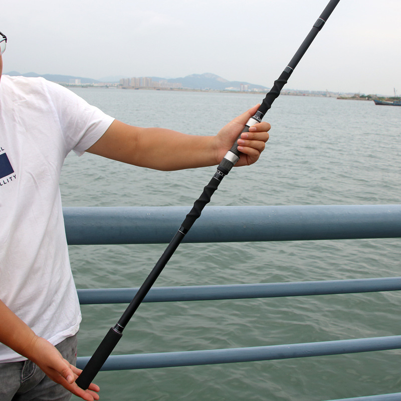 CHEERY Ocean Beach Long-distance Cast Rod Carbon Super-hard Anchor Rod 3.6 Meters 4.2 Meters Plug Fishing Rod 4 Sections – Fishing Rod – view 5