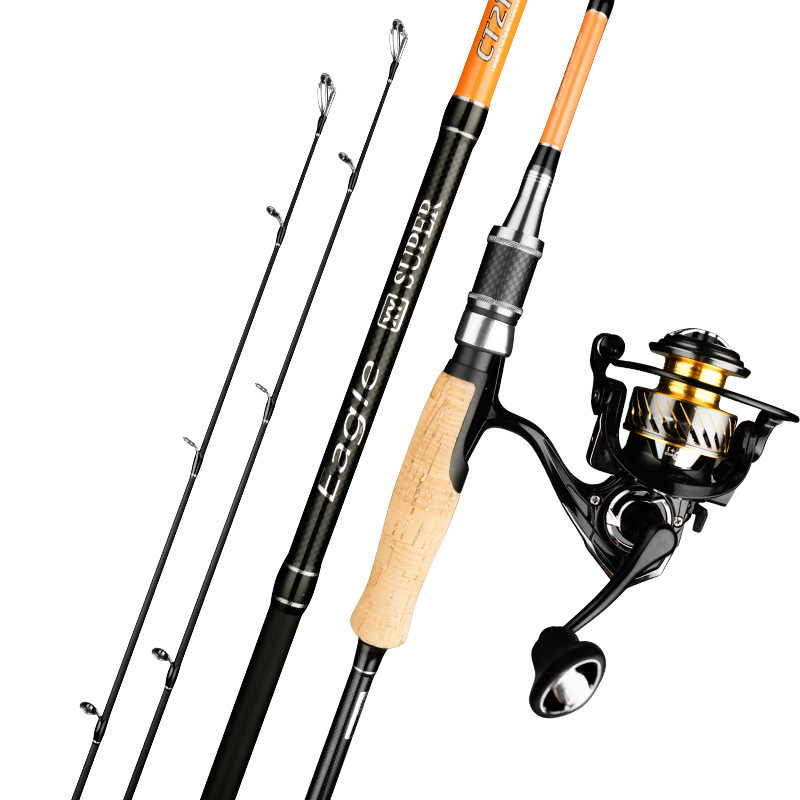 Yu Mingcatcher Carbon Lure Rod Set with Super Hard Cork Handle 1.8m-2.4m Sizes Straight Design for River & Sea Fishing – Fishing Rod – view 4